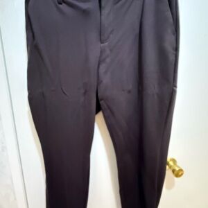 Liverpool Los Angeles Dark Brown Wide-Leg Pants